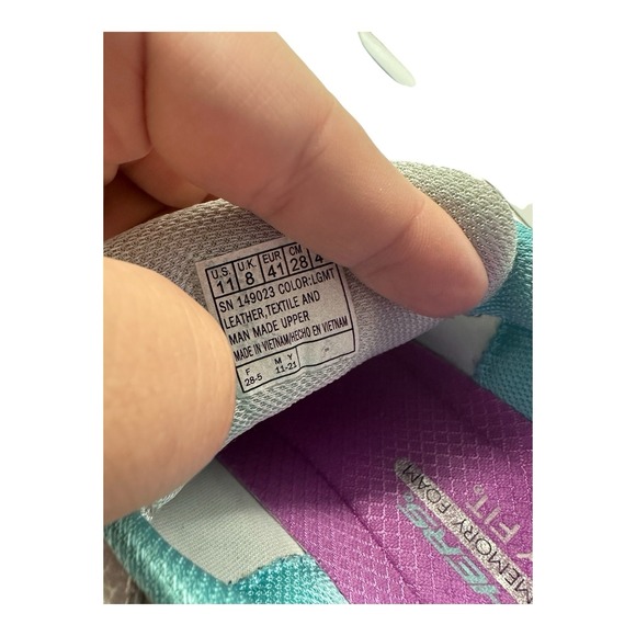 Skechers D'Lux Walker Walking Shoes Women's Size 11 Grey Sneakers Comfort 149023 - Picture 10 of 10